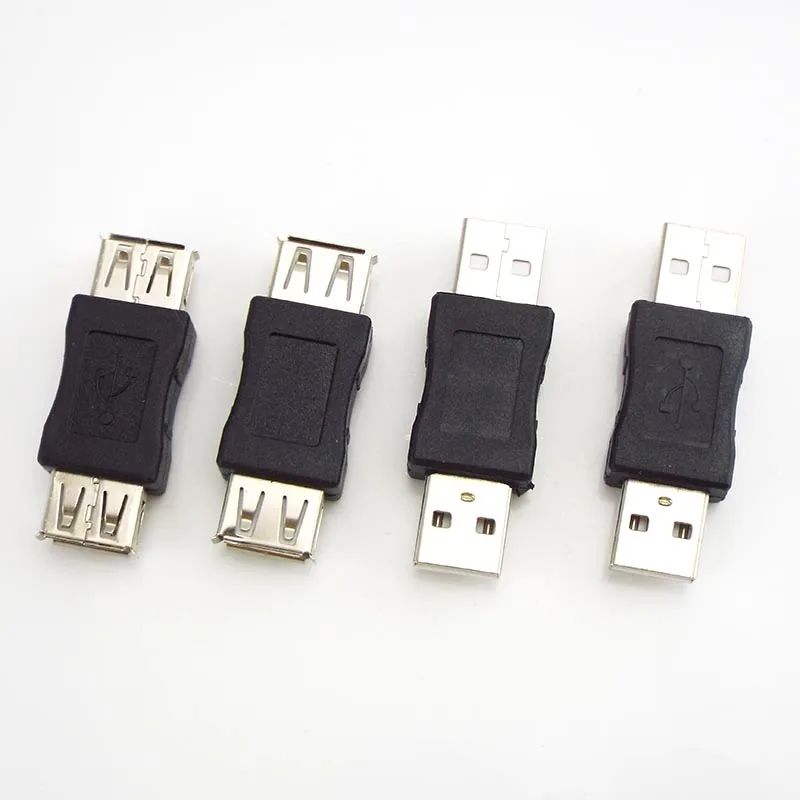 

Переходник с USB типа A «Мама» на «мама», адаптер с USB разъемом «Папа-папа», Удлинительный кабель, мини-конвертер для ПК и ноутбуков