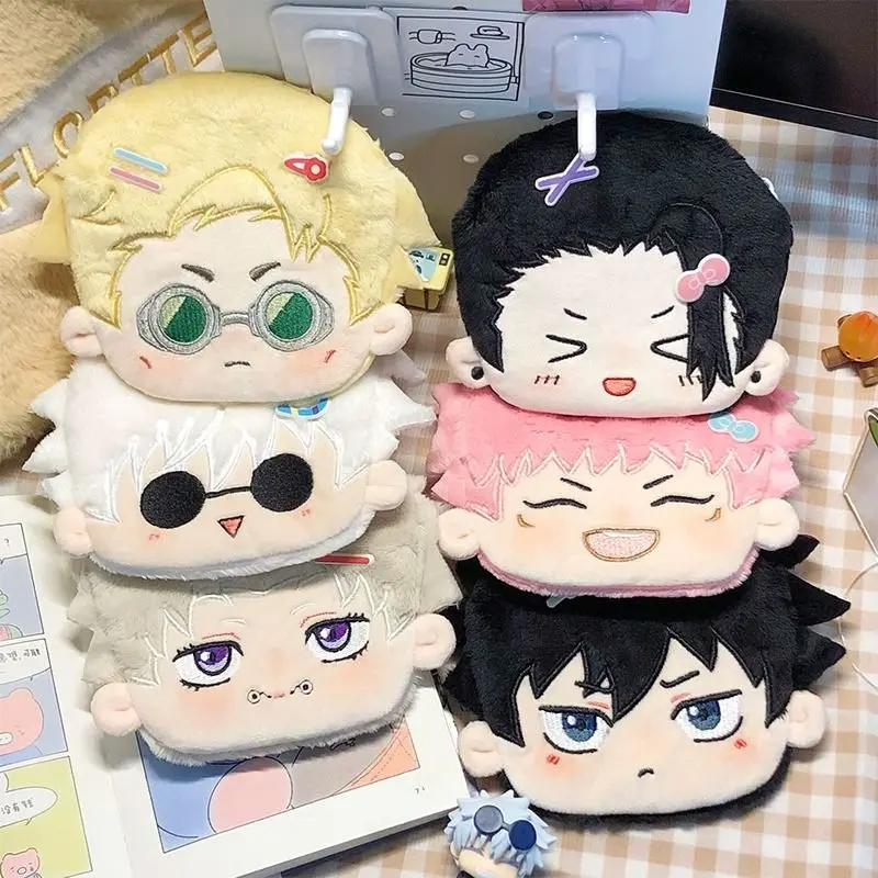 Kawaii Мультфильм Аниме заклинание возврат периферийный Кошелек для монет Gojo Satoru Xia