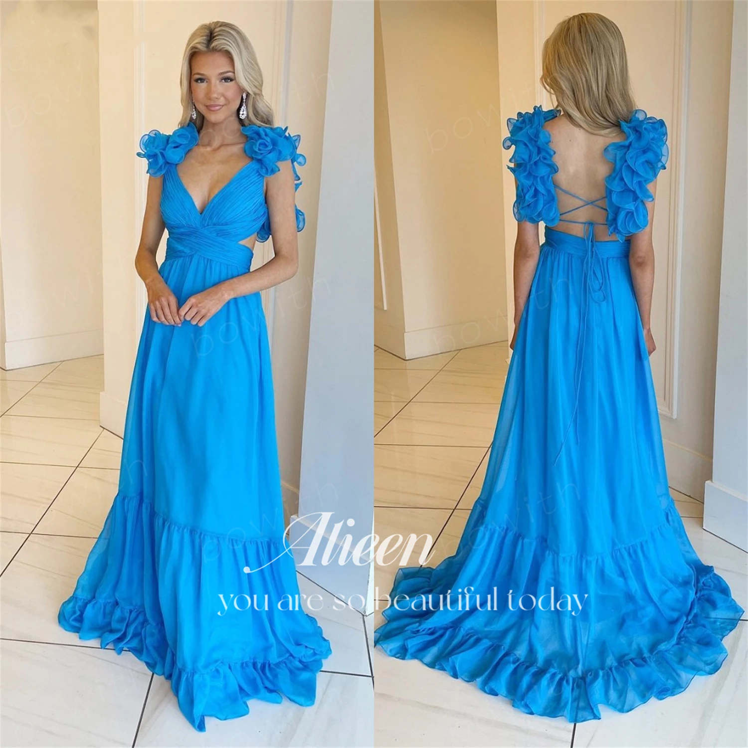 Aileen V-neck Sharon Happy Evening Dresses for Prom Backless Wedding Party Dress Women Elegant Luxury Custom Made Ball Gowns
Aileen V-neck Sharon Happy Evening Dresses for Prom Backless Wedding Party Dress Women Elegant Luxury Custom Made Ball Gowns