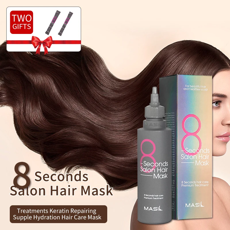 Sdotter Korean 8 Seconds Salon Hair Mask Masil Hair Restoration Premium Treatments Keratin Repairing Supple Hydration Hair Care
Sdotter Korean 8 Seconds Salon Hair Mask Masil Hair Restoration Premium Treatments Keratin Repairing Supple Hydration Hair Care