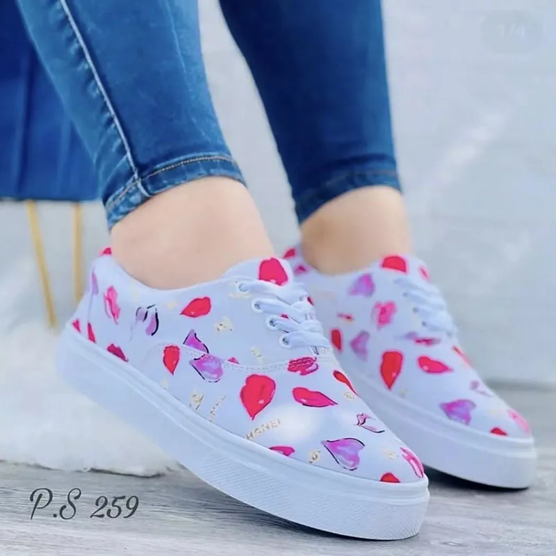 Women Platform Casual Shoes Fashion Prints Lace Up Sport Running Shoes Ladies Flat Vulcanized Shoes 2023 New Sneakers Zapatillas
Women Platform Casual Shoes Fashion Prints Lace Up Sport Running Shoes Ladies Flat Vulcanized Shoes 2023 New Sneakers Zapatillas