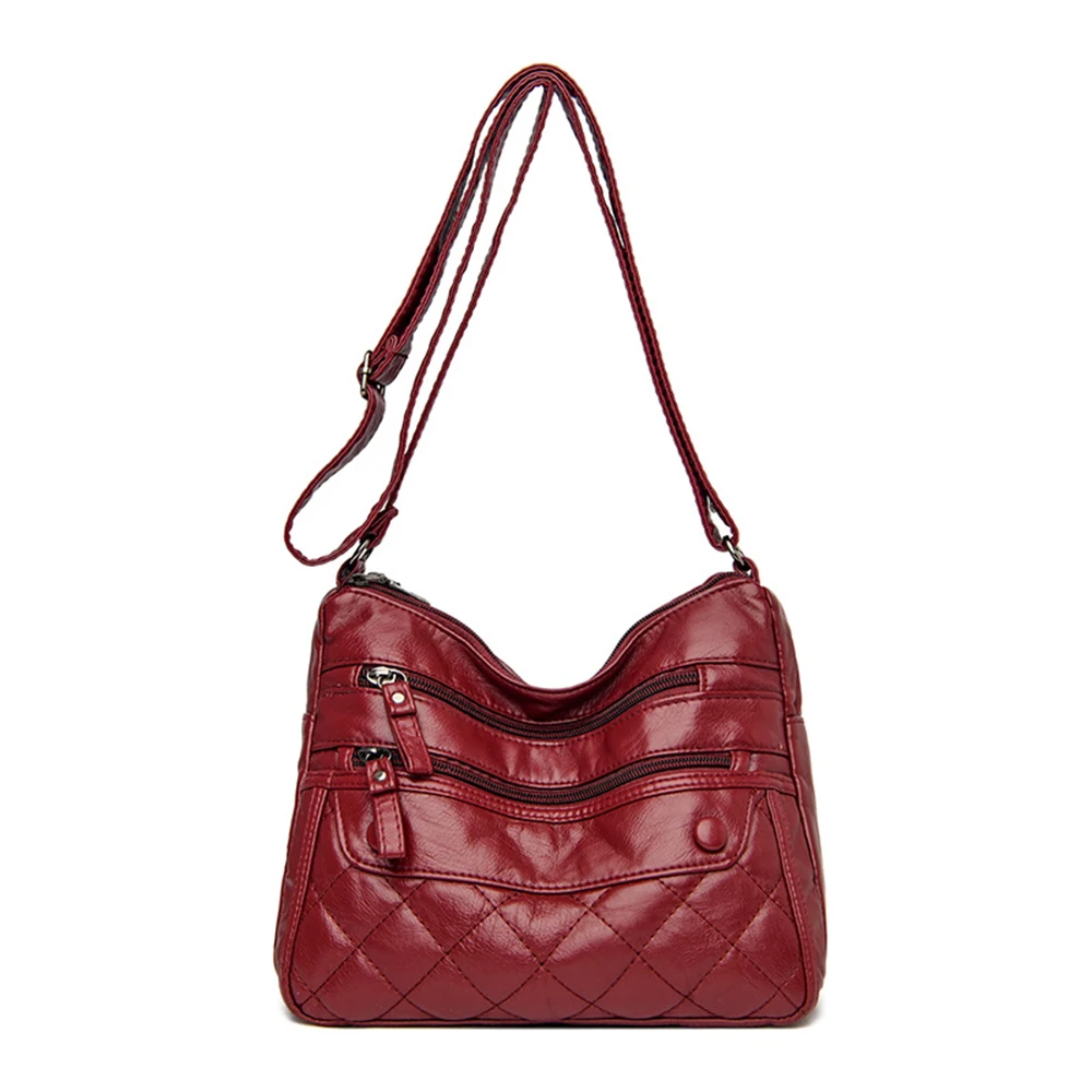 Soft Leather Women Shoulder Bag Casual Women's Crossbody Bag Purse Female Handbags Washed Leather Messenger Bag Bolsa Sac a Mai
Soft Leather Women Shoulder Bag Casual Women's Crossbody Bag Purse Female Handbags Washed Leather Messenger Bag Bolsa Sac a Mai