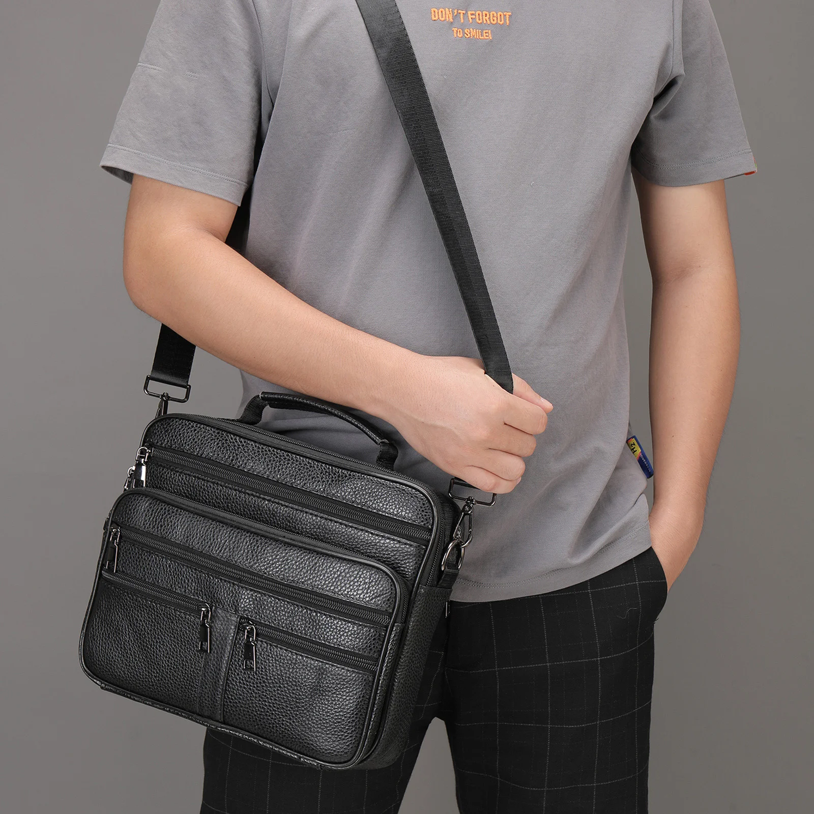 Newsbirds Leather Shoulder Bag For Men Soft Cow Messenger s Crossbody Man Male Sling for Message
Newsbirds Leather Shoulder Bag For Men Soft Cow Messenger s Crossbody Man Male Sling for Message