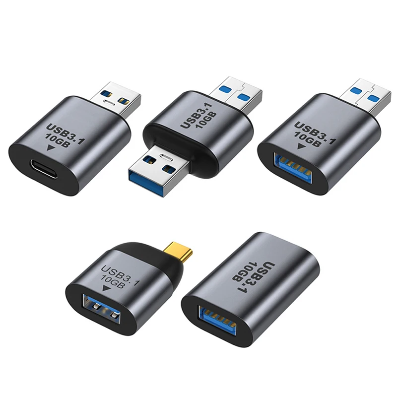 USB C 3.1 Adapter OTG 10Gbps Fast Data Transfer Type-C Charging Converter For Phone Tablet
USB C 3.1 Adapter OTG 10Gbps Fast Data Transfer Type-C Charging Converter For Phone Tablet