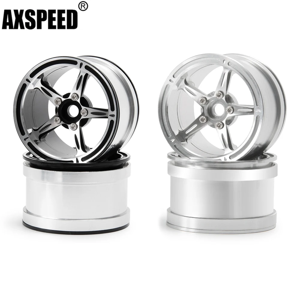 AXSPEED 4 шт. Металл 2,2 "Beadlock Колесные диски для 1/10 Axial SCX10 90046 AXI03007 Wraith 90048 90053 D90 RC Гусеничный автомобиль
AXSPEED 4 шт. Металл 2,2 "Beadlock Колесные диски для 1/10 Axial SCX10 90046 AXI03007 Wraith 90048 90053 D90 RC Гусеничный автомобиль