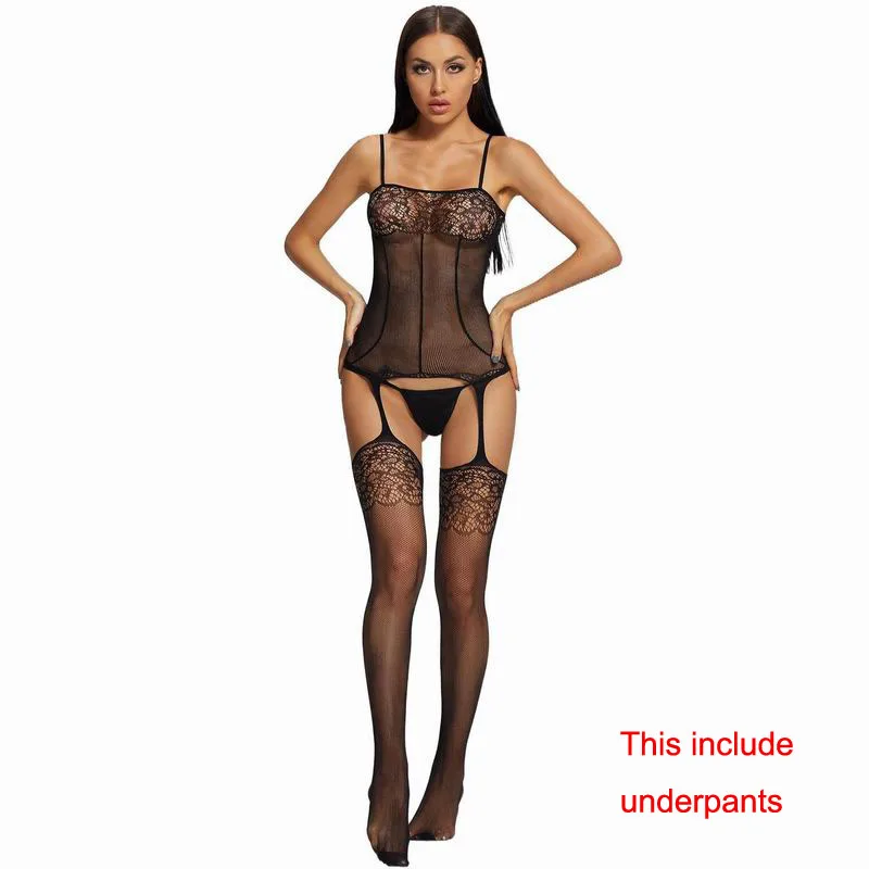 Women‘s Floral Pattern Camisole Bodysuits Lady's Seductive Sexy Teddies With Stockings
Women‘s Floral Pattern Camisole Bodysuits Lady's Seductive Sexy Teddies With Stockings