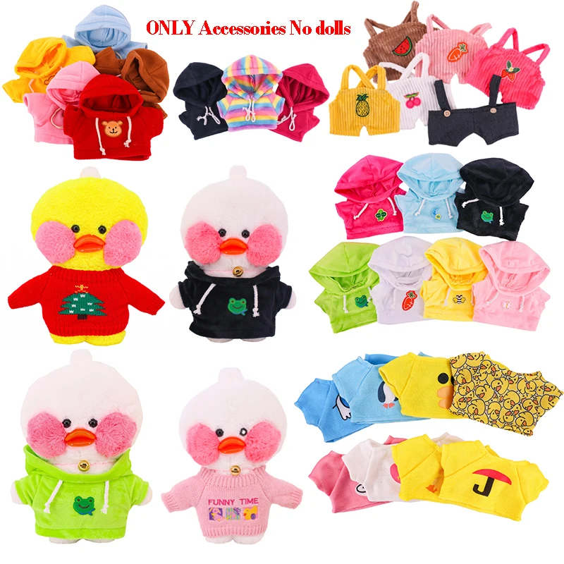 Duck Clothes 30Cm Lalafanfan Yellow Duck Kawaii Plush Toy Accessories Soft Animal Dolls Kids Toys Birthday Gifts
Duck Clothes 30Cm Lalafanfan Yellow Duck Kawaii Plush Toy Accessories Soft Animal Dolls Kids Toys Birthday Gifts
