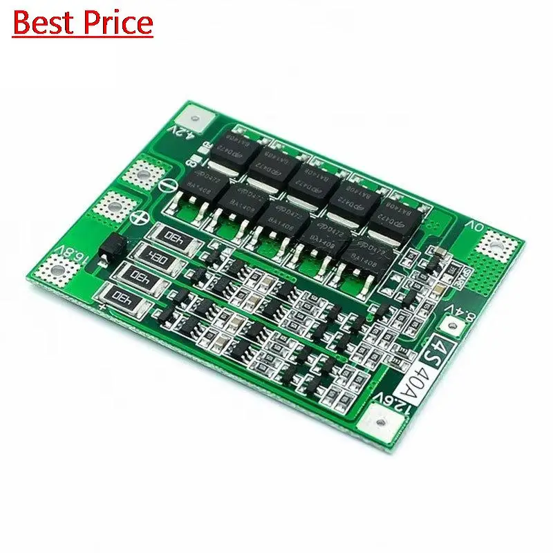 Dhl 100Pcs 4S 40A Li-ion Lithium 18650 Battery Charger PCB BMS Protection Board With Balance For Drill Motor 14.8V 16.8V
Dhl 100Pcs 4S 40A Li-ion Lithium 18650 Battery Charger PCB BMS Protection Board With Balance For Drill Motor 14.8V 16.8V