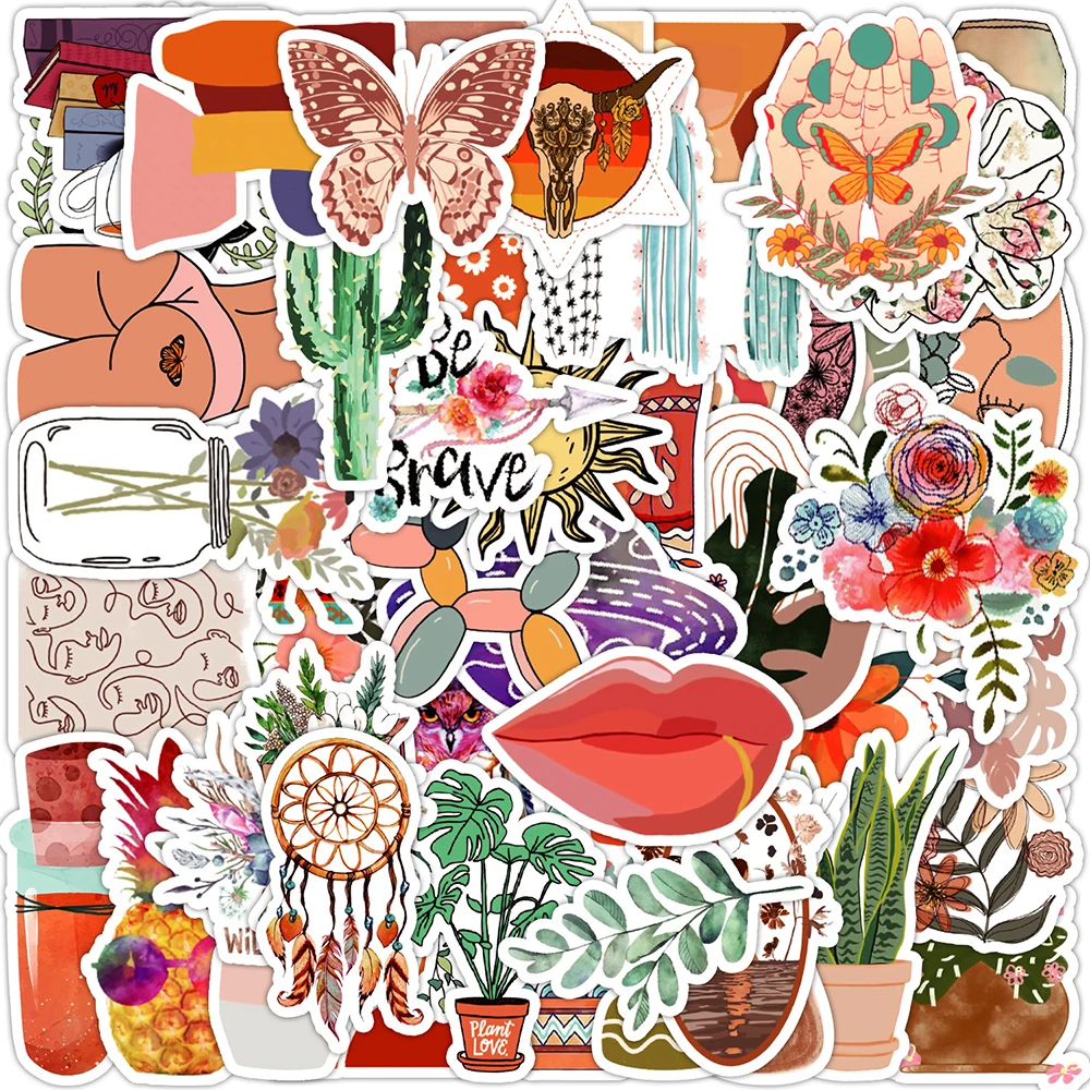 10/30/50PCS Bohemian Cartoon Graffiti Stickers Aesthetic Decals Skateboard Fridge Guitar Suitcase DIY Cute Sticker for Kid Gift
10/30/50PCS Bohemian Cartoon Graffiti Stickers Aesthetic Decals Skateboard Fridge Guitar Suitcase DIY Cute Sticker for Kid Gift