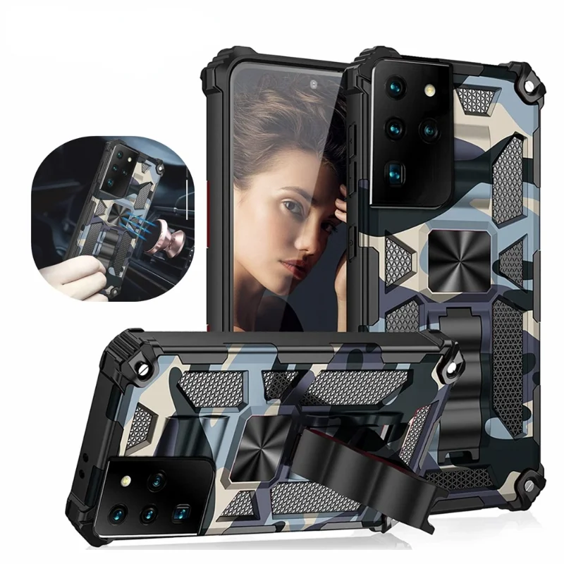 TOGSKM For Samsung Galaxy S21 Ultra Shockproof Case Camouflage Car magnet Ring Armor Phone case for Galaxy S20 Plus Back Cover
TOGSKM For Samsung Galaxy S21 Ultra Shockproof Case Camouflage Car magnet Ring Armor Phone case for Galaxy S20 Plus Back Cover
