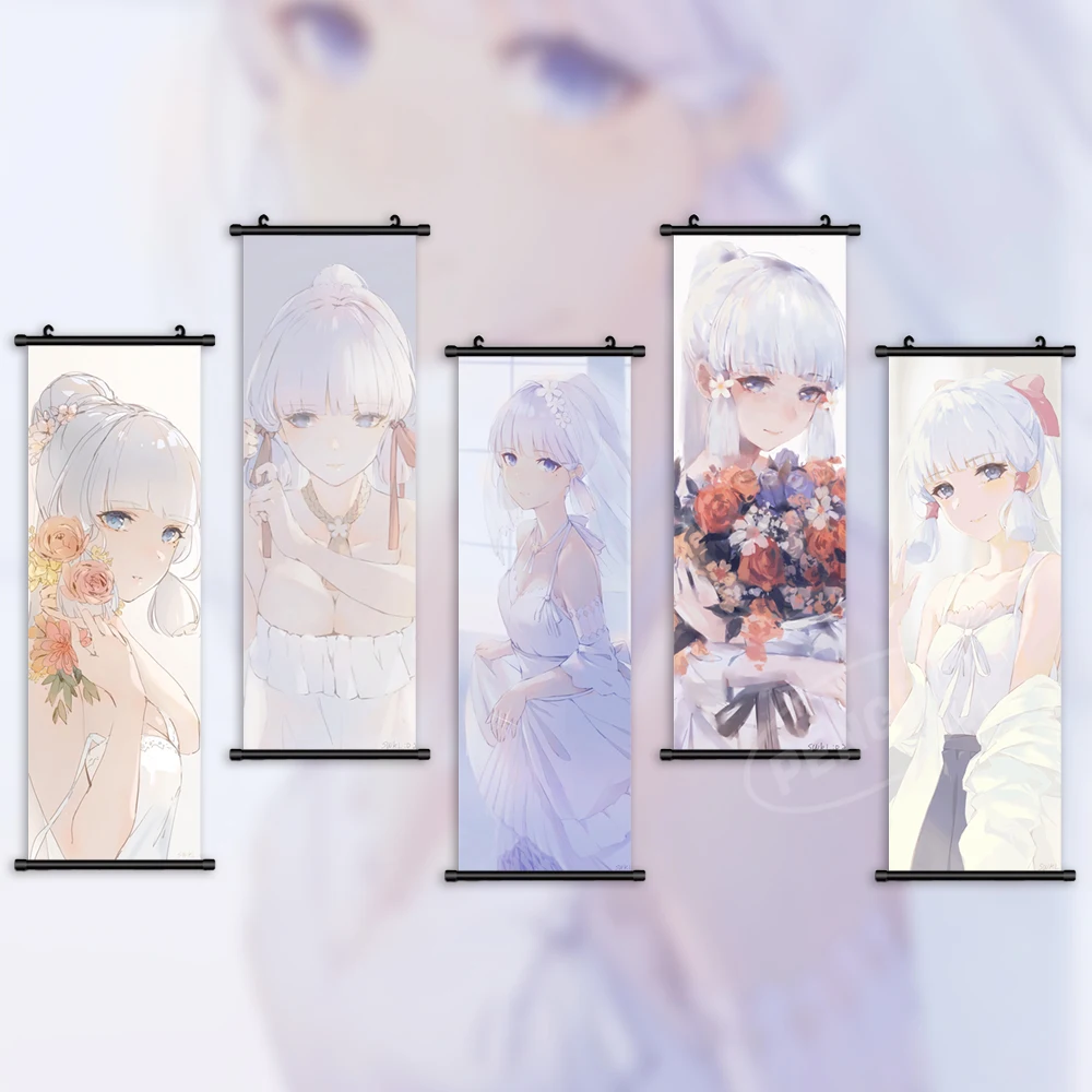 Home Decoration Genshin Impact Wall Artwork Picture Scroll Hanging Painting Kamisato Ayaka Printed Canvas Poster For Living Room
Home Decoration Genshin Impact Wall Artwork Picture Scroll Hanging Painting Kamisato Ayaka Printed Canvas Poster For Living Room