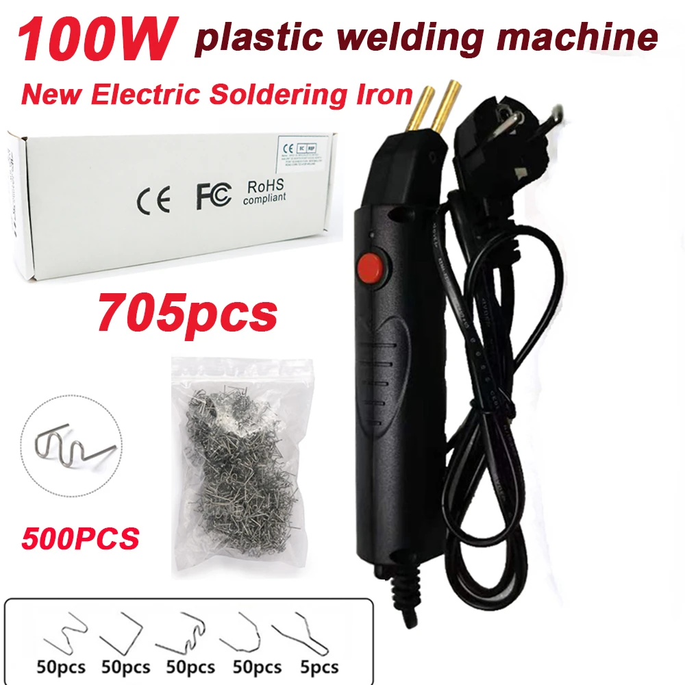 100W Car Bumper Repair Plastic Welding Machine Kit Heat Gun Plastic Welder Garage Tool Plastic Soldering Iron Hot Stapler
100W Car Bumper Repair Plastic Welding Machine Kit Heat Gun Plastic Welder Garage Tool Plastic Soldering Iron Hot Stapler