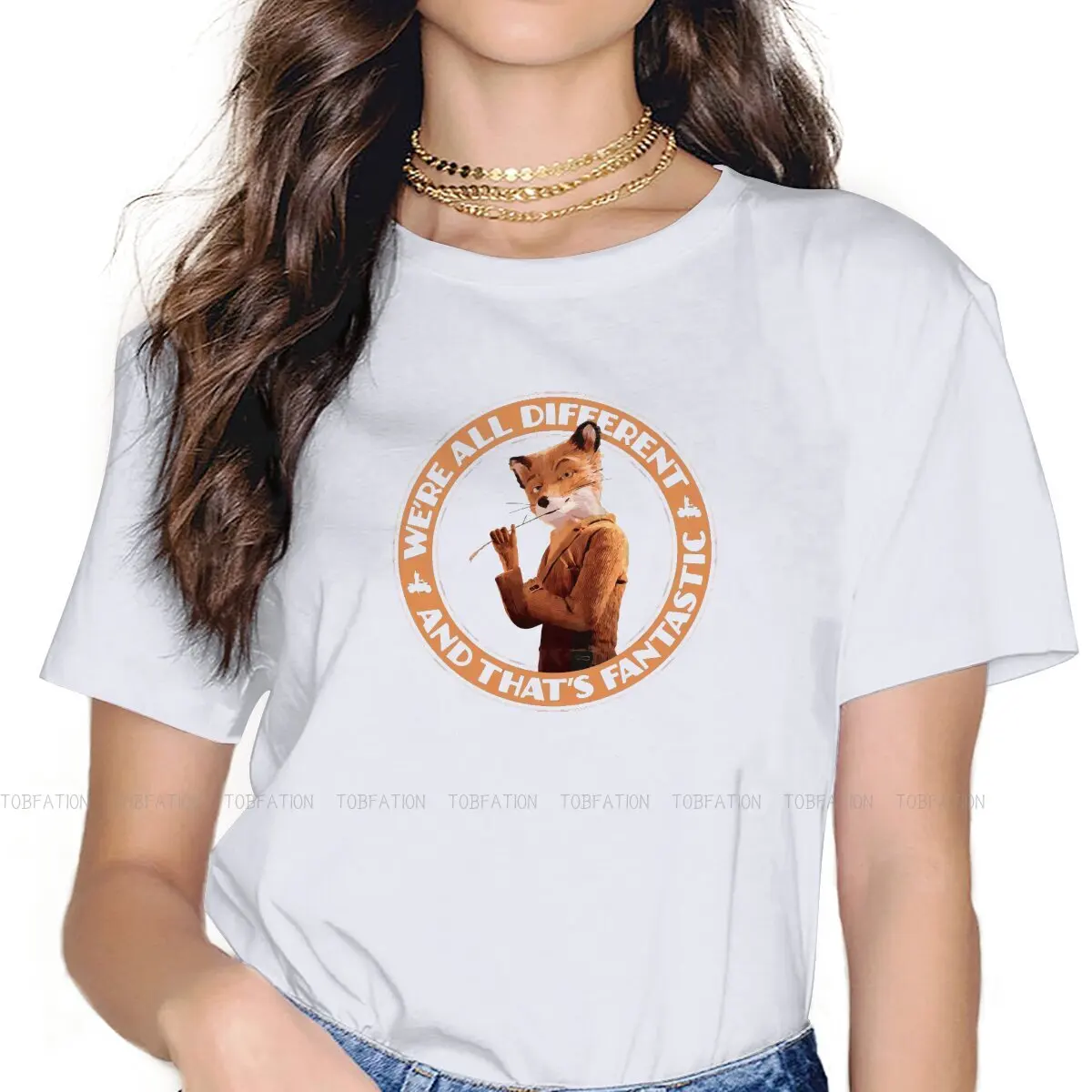 We're all Different Cute Girls Women T-Shirt Fantastic Mr Fox Cartoon Books 5XL Blusas Harajuku Casual Short Sleeve Vintage Tops
We're all Different Cute Girls Women T-Shirt Fantastic Mr Fox Cartoon Books 5XL Blusas Harajuku Casual Short Sleeve Vintage Tops