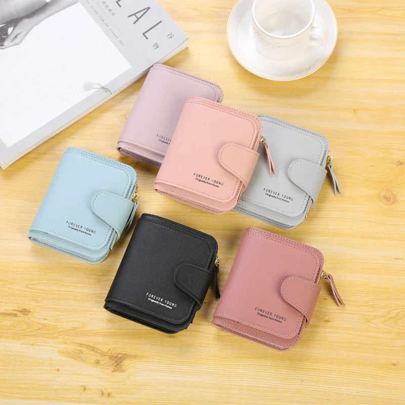 High Quality Women Wallets Short Card Holder Wallet PU Short Coin Wallets Multi Card Buckle Frosting Card Holder Wallet Bag
High Quality Women Wallets Short Card Holder Wallet PU Short Coin Wallets Multi Card Buckle Frosting Card Holder Wallet Bag