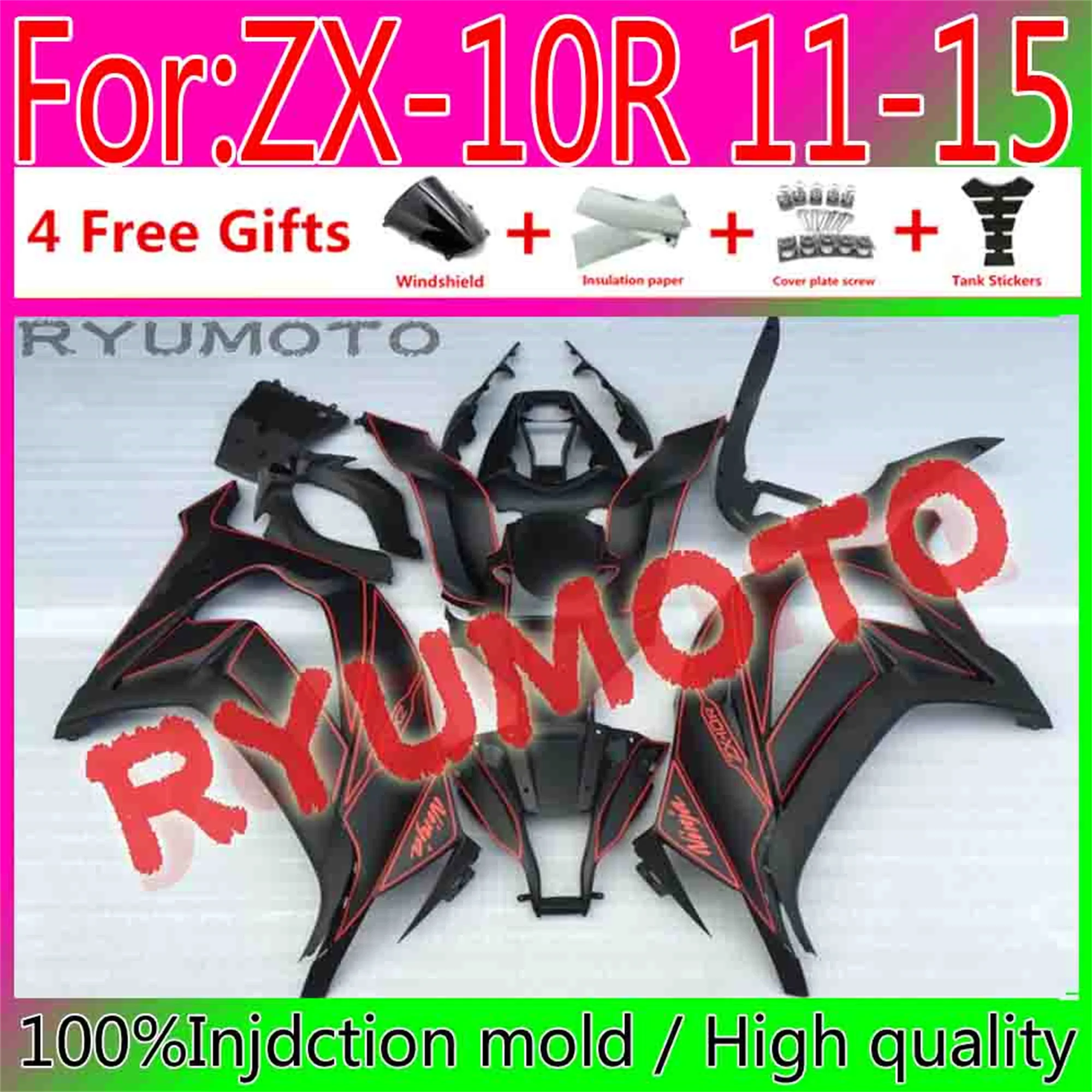 Motorcycle Abs 100% Spuitgietmatrijs Volledige Fairings Voor Kawasaki ZX-10R ZX10R 2011 - 2015 11 12 13 14 15 Abs kuip
Motorcycle Abs 100% Spuitgietmatrijs Volledige Fairings Voor Kawasaki ZX-10R ZX10R 2011 - 2015 11 12 13 14 15 Abs kuip