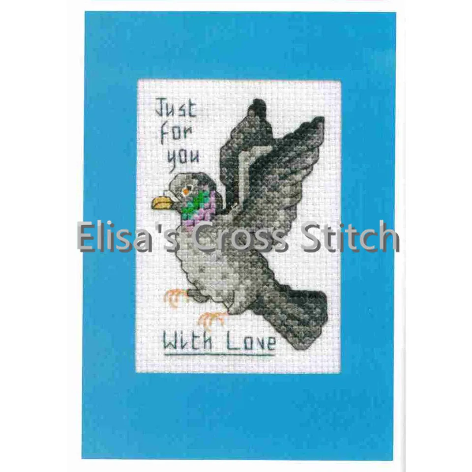 CD66 14ct Cross Stitch Kit Card Package Greeting Card Needlework Counted Cross-Stitching Kits Christmas Gift Just For You Love
CD66 14ct Cross Stitch Kit Card Package Greeting Card Needlework Counted Cross-Stitching Kits Christmas Gift Just For You Love