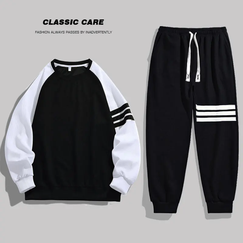 Spring Autumn Casual Youth Tracksuit Men Long Sleeve Two Pieces Sweatshirt+Pants Sets Hip Hop Fashion Sports Harajuku Streetwear
Spring Autumn Casual Youth Tracksuit Men Long Sleeve Two Pieces Sweatshirt+Pants Sets Hip Hop Fashion Sports Harajuku Streetwear