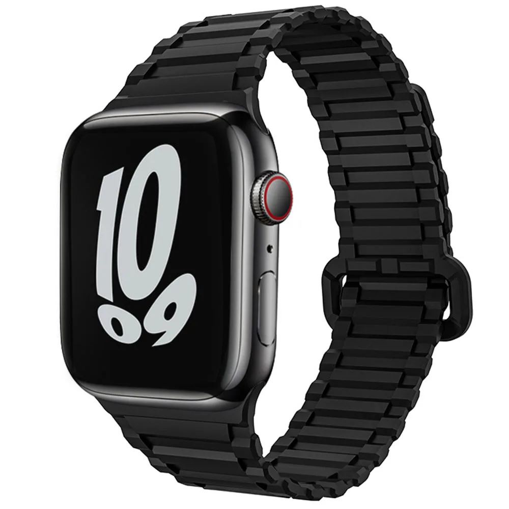 Ремешок силиконовый для Apple Watch Band 40 мм 42 мм 44 мм 38 мм, магнитный армированный браслет для Iwatch Series 7 41 мм 45 мм SE 6 5 4 3 2 1
Ремешок силиконовый для Apple Watch Band 40 мм 42 мм 44 мм 38 мм, магнитный армированный браслет для Iwatch Series 7 41 мм 45 мм SE 6 5 4 3 2 1