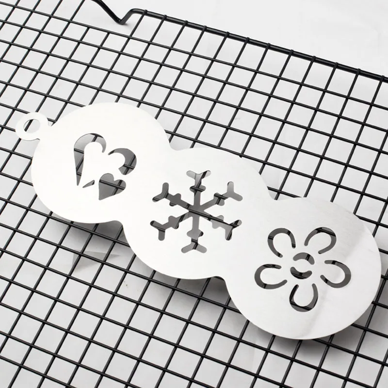 5Pcs Coffee Printing Flower Model Portable Cake Decoration Kitchen Gadget 430Stainless Steel Silver 3 In 1 Cafes Tools
5Pcs Coffee Printing Flower Model Portable Cake Decoration Kitchen Gadget 430Stainless Steel Silver 3 In 1 Cafes Tools