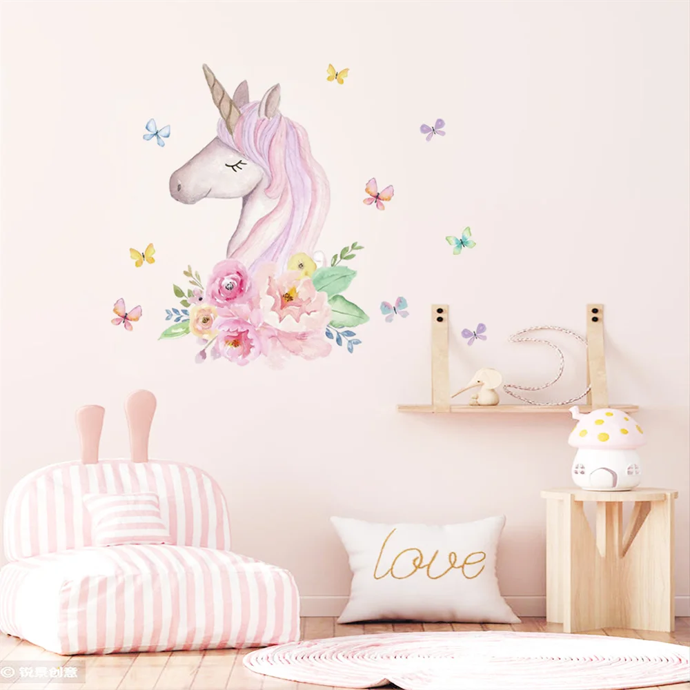Cartoon Girl Wall Stickers DIY Unicorn Animal Stars Wall Decals for Kids Bedroom Baby Room Home Decoration
Cartoon Girl Wall Stickers DIY Unicorn Animal Stars Wall Decals for Kids Bedroom Baby Room Home Decoration