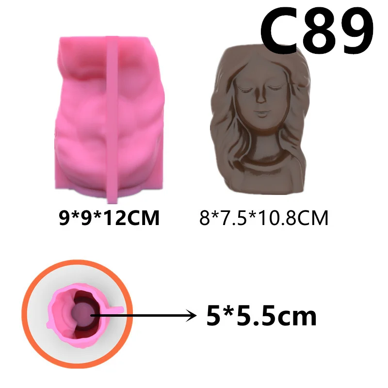 3D Silicone Molds Cute Girl Silica Gel Mould Succulent Plant Pot Home Decor DIY Cactus Plaster Clay Resin Craft C89
3D Silicone Molds Cute Girl Silica Gel Mould Succulent Plant Pot Home Decor DIY Cactus Plaster Clay Resin Craft C89