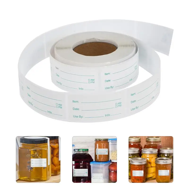 1 Roll Self-Adhesive Removable Freezer Refrigerator Food Storage Paper Sticker Labels White Date stickers for home storage tags 
1 Roll Self-Adhesive Removable Freezer Refrigerator Food Storage Paper Sticker Labels White Date stickers for home storage tags