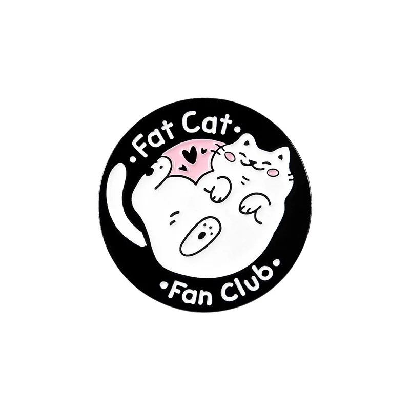 Fat Cat Cartoon Cute Cat Enamel Alloy Brooch Backpack Lapel Shirt Fat Cat Student Brooch Lapel Pins
Fat Cat Cartoon Cute Cat Enamel Alloy Brooch Backpack Lapel Shirt Fat Cat Student Brooch Lapel Pins