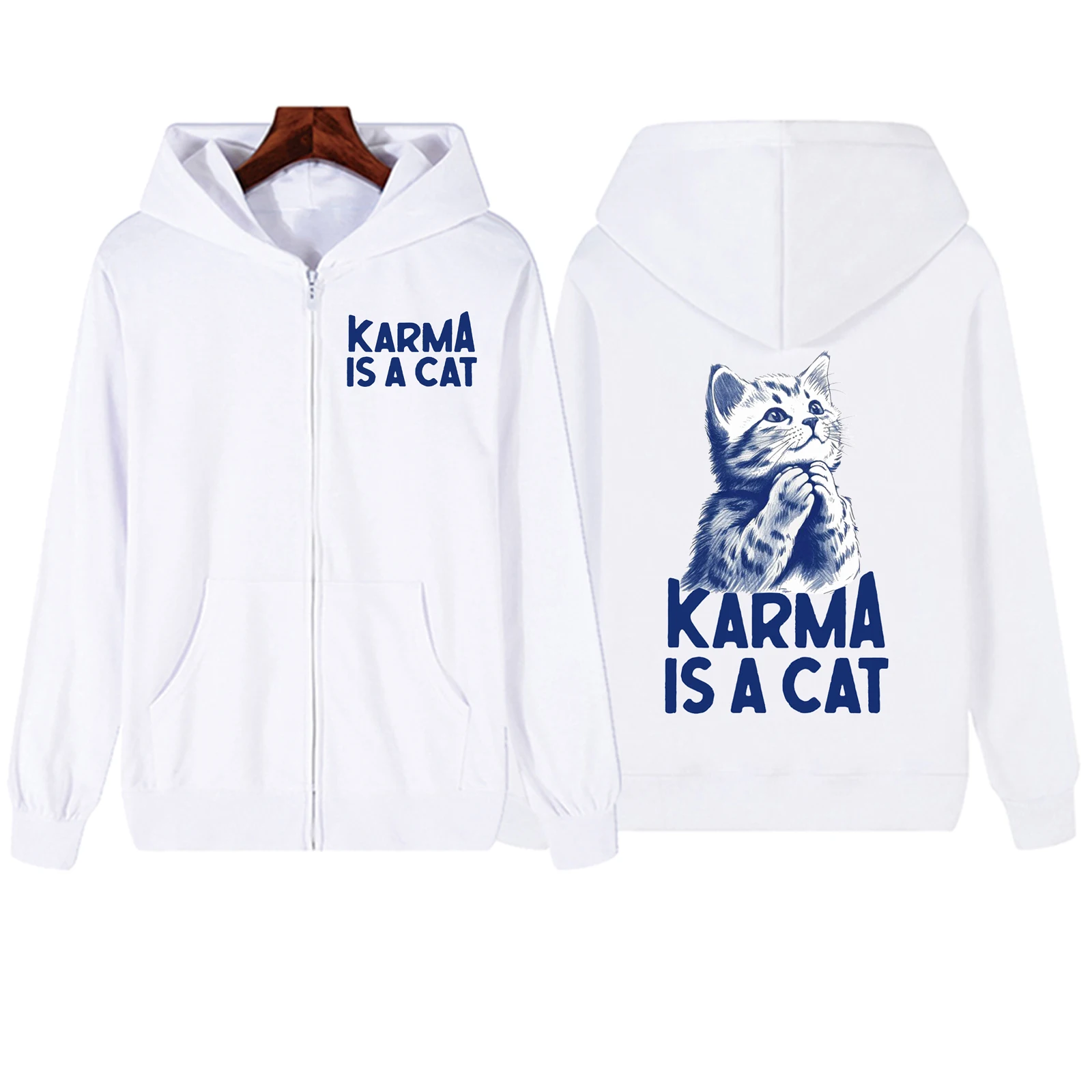 Karma Is A Cat Taylor Zipper Hoodie Harajuku Pullover Tops Sweatshirt Streetwear Fans Gift
Karma Is A Cat Taylor Zipper Hoodie Harajuku Pullover Tops Sweatshirt Streetwear Fans Gift