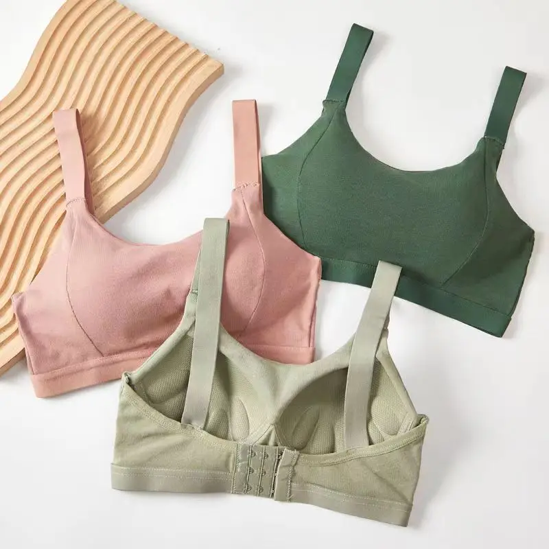 Students' New One-piece Pure Cotton Underwear Gathered With Suspenders Wrapped In Chest Thin Underwear Sport Bra
Students' New One-piece Pure Cotton Underwear Gathered With Suspenders Wrapped In Chest Thin Underwear Sport Bra