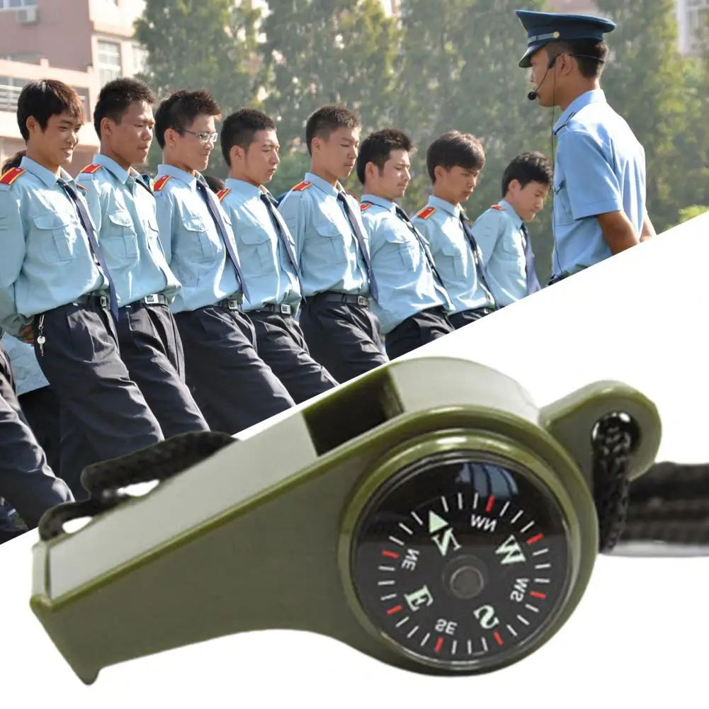 Survival Whistle 3 In 1 Design Multifunctional Emergency Gear Hiking Compass Thermometer Referee Cheerleading Sporting Camping
Survival Whistle 3 In 1 Design Multifunctional Emergency Gear Hiking Compass Thermometer Referee Cheerleading Sporting Camping