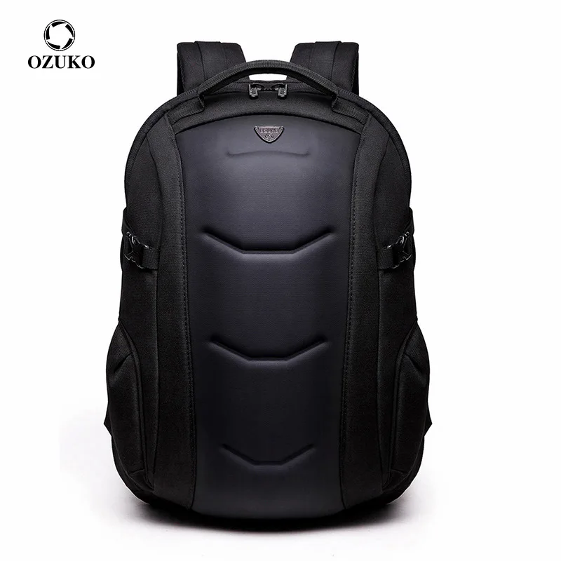 

OZUKO Fashion Men's Backpacks 15.6" Business Laptop Backpack Teenager Multifunction Waterproof Travel School Bags Casual Mochila