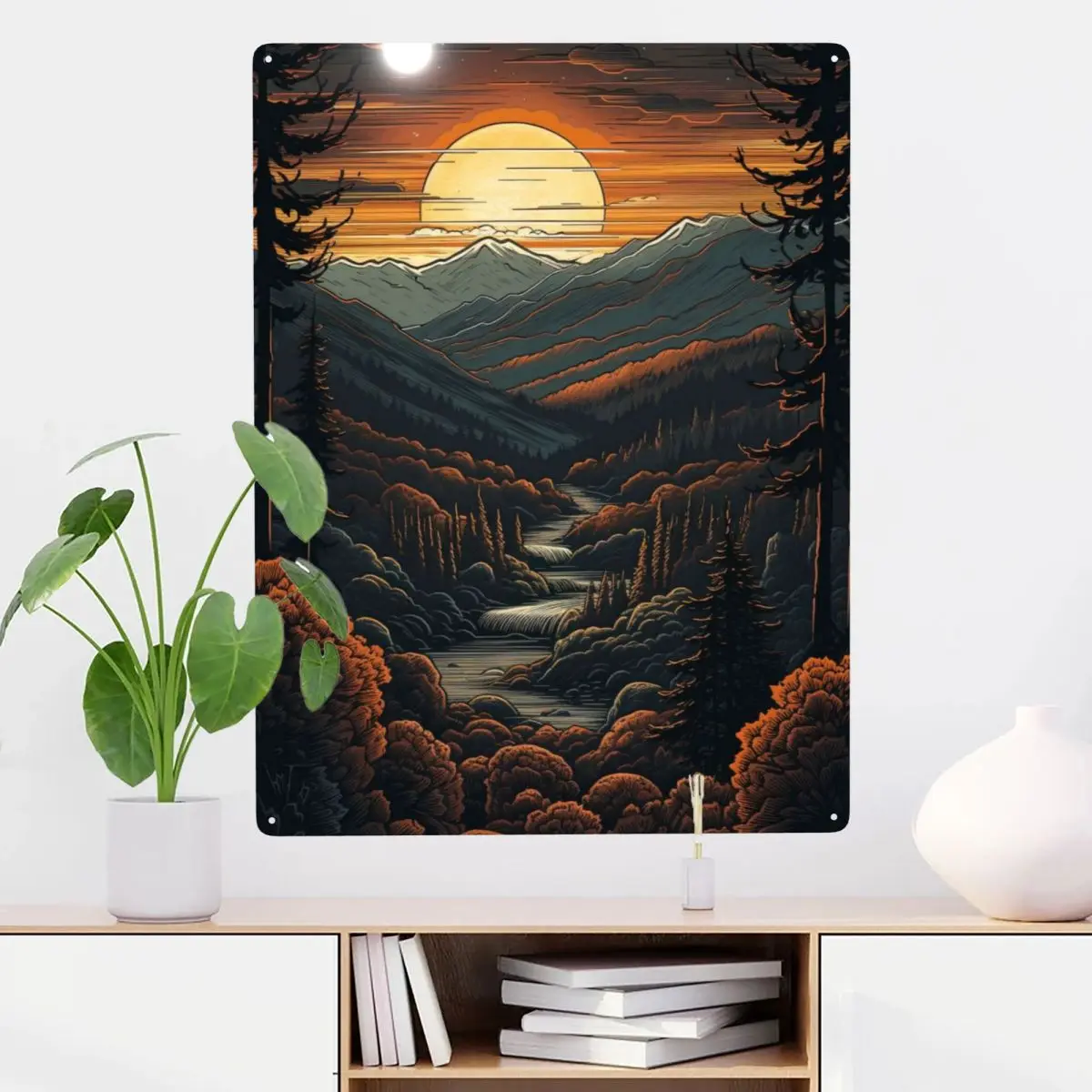 Great Smoky Mountain Metal Tin Sign Decor 12x16in Rounded Corner Decor For Bar Birthdays Gift
Great Smoky Mountain Metal Tin Sign Decor 12x16in Rounded Corner Decor For Bar Birthdays Gift