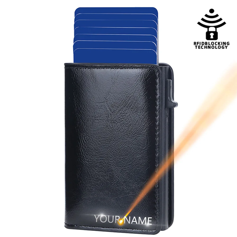 Card Holder Free Customized Men Wallets Rfid Black PU Leather Slim Mini Wallet Small Money Bag Male Purses
Card Holder Free Customized Men Wallets Rfid Black PU Leather Slim Mini Wallet Small Money Bag Male Purses