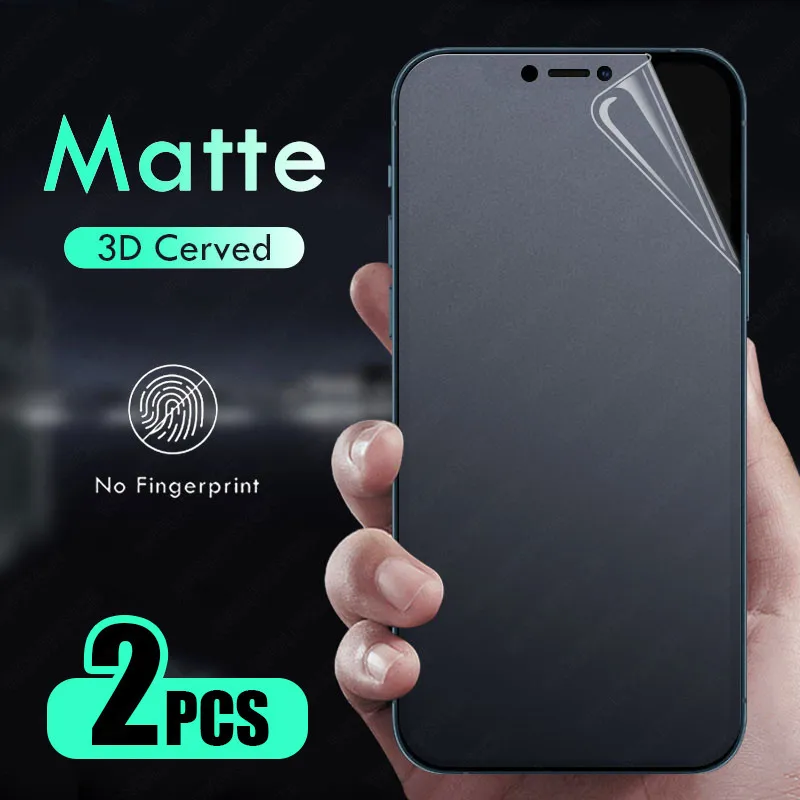 2 PCS Matte Hydrogel Film For iPhone 13 12 11 Pro XS Max 12 Mini X XR 7 8 6 6S Plus SE 2020 Purple Green Light Screen Protector
2 PCS Matte Hydrogel Film For iPhone 13 12 11 Pro XS Max 12 Mini X XR 7 8 6 6S Plus SE 2020 Purple Green Light Screen Protector