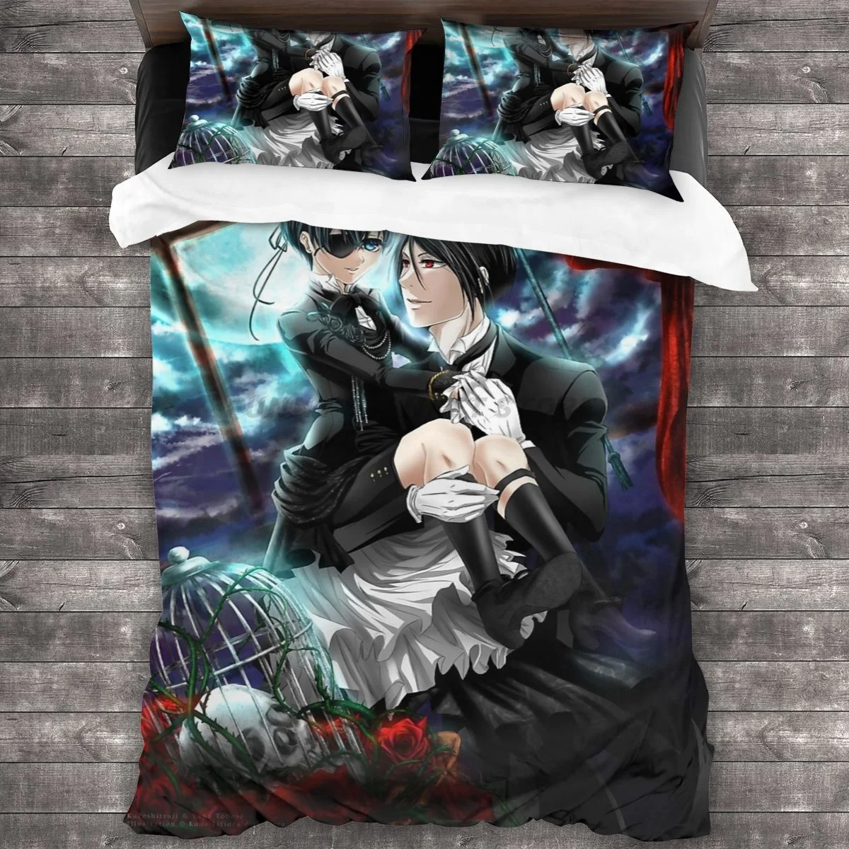 Eternal Devotion, Perpetual Curse Sebastian & Ciel (Kuroshitsuji) Bedding Set Duvet Cover Pillowcases Comforter Bedding Sets
Eternal Devotion, Perpetual Curse Sebastian & Ciel (Kuroshitsuji) Bedding Set Duvet Cover Pillowcases Comforter Bedding Sets