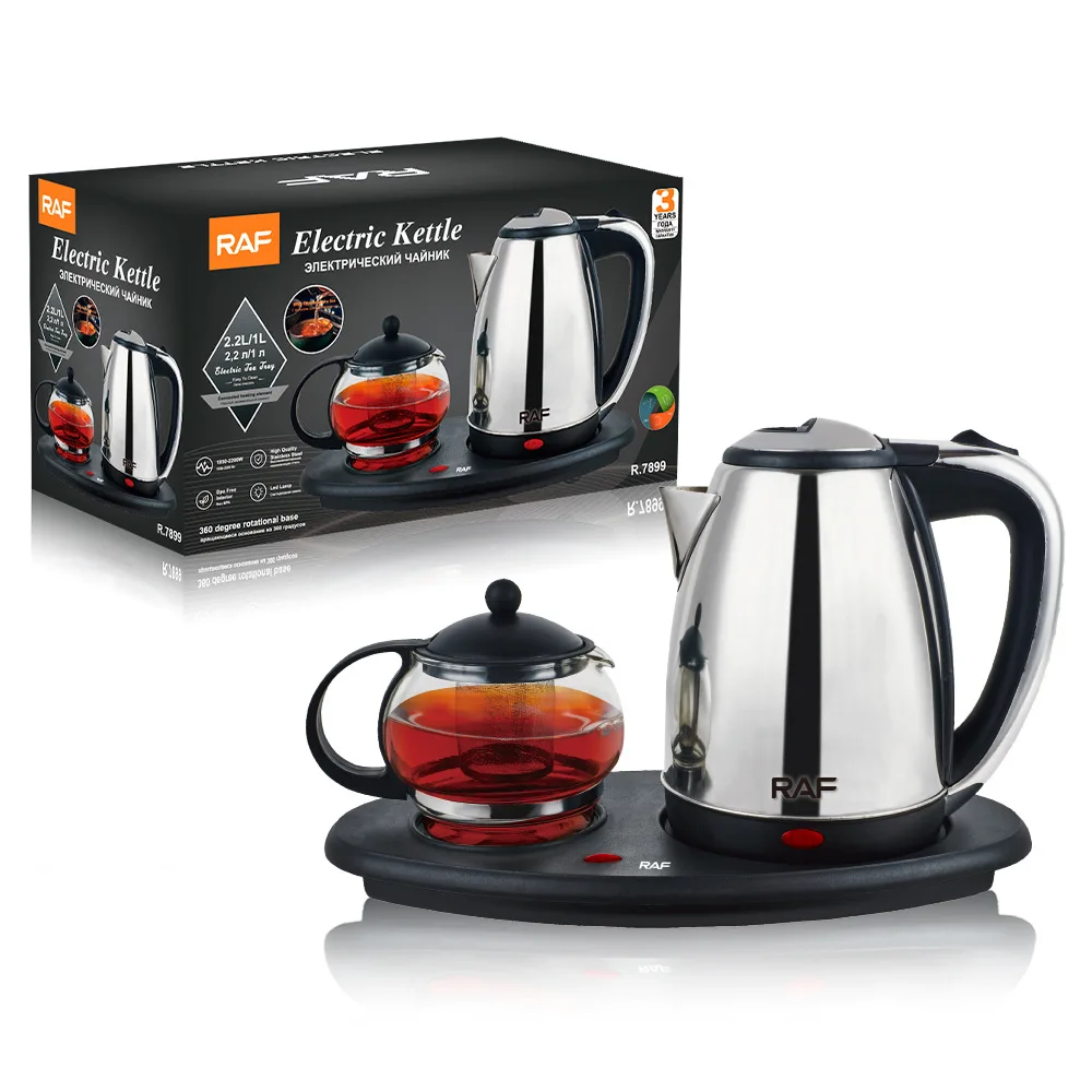 Tea Set 2.2-Liter Electric Kettle Stainless Steel Tea Kettle + 1-Liter Borosilicate Glass Teapot with Filter 2200W Fast Boiling
Tea Set 2.2-Liter Electric Kettle Stainless Steel Tea Kettle + 1-Liter Borosilicate Glass Teapot with Filter 2200W Fast Boiling