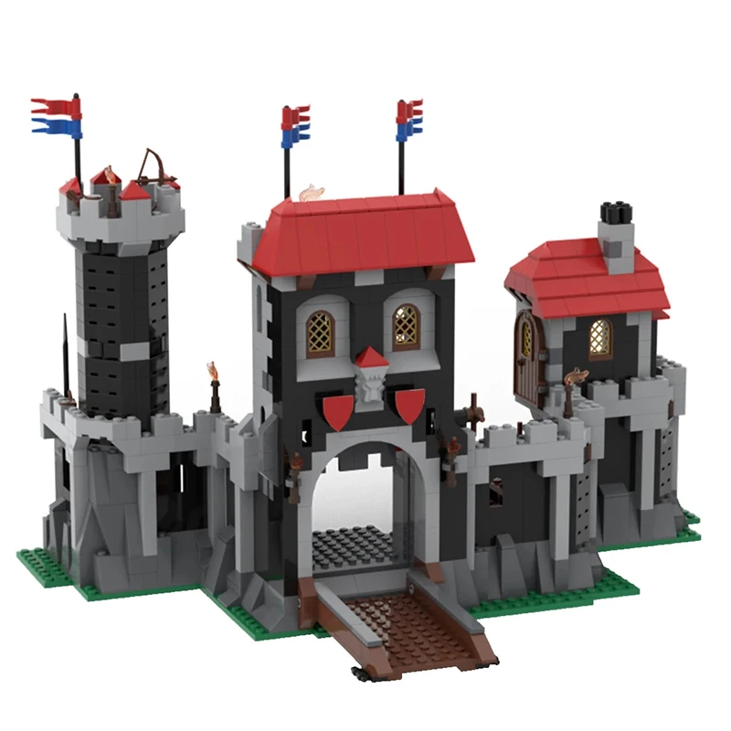 Новинка 1066 шт. строительные блоки MOC: Европейский средневековый уличный вид, черный замок и речная крепость, креативные идеи «сделай сам», строительные блоки в подарок
Новинка 1066 шт. строительные блоки MOC: Европейский средневековый уличный вид, черный замок и речная крепость, креативные идеи «сделай сам», строительные блоки в подарок