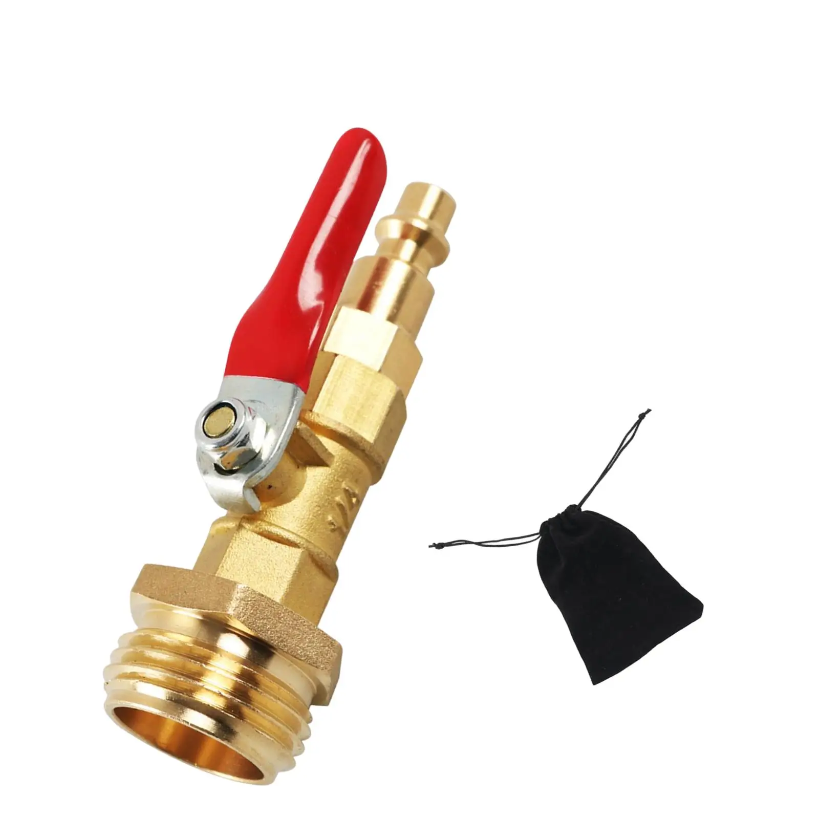 Winterize Blowout Adapter W/ 1/4'' Male Quick Plug Garden Hose Threading Quick Connecting Plug for RV Easy Blow Out Water
Winterize Blowout Adapter W/ 1/4'' Male Quick Plug Garden Hose Threading Quick Connecting Plug for RV Easy Blow Out Water