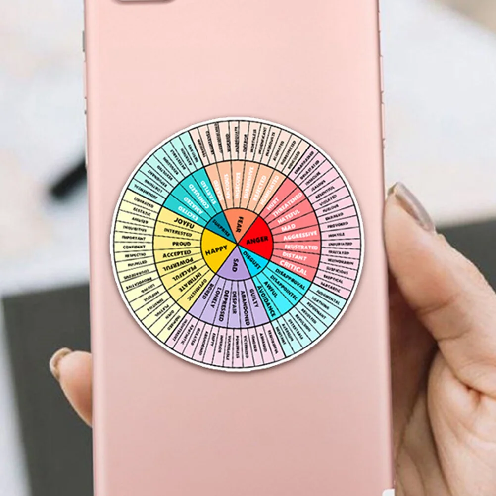 2 Sheets Counselor Computers Laptops Freezer Emotion Wheel Stickers Feeling Chart Material Pvc Rubber Soft Magnetic Wall
2 Sheets Counselor Computers Laptops Freezer Emotion Wheel Stickers Feeling Chart Material Pvc Rubber Soft Magnetic Wall