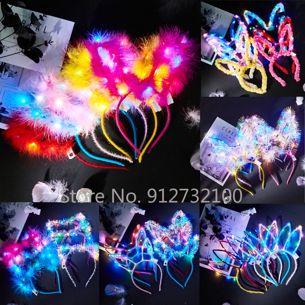 10pcs Halloween LED Flashing Glow Headband Women Girls Light Up Hair Accessories cosplay Glow Party Supplies
10pcs Halloween LED Flashing Glow Headband Women Girls Light Up Hair Accessories cosplay Glow Party Supplies