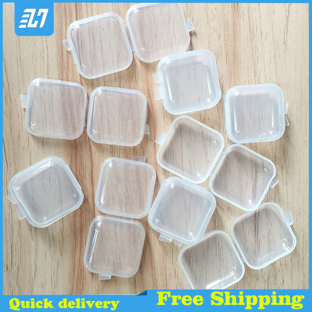 5pcs Mini Plastic Storage Box Transparent Jewelry Storage Case Earrings Rings Finishing Boxes Small Items Storage Container
5pcs Mini Plastic Storage Box Transparent Jewelry Storage Case Earrings Rings Finishing Boxes Small Items Storage Container