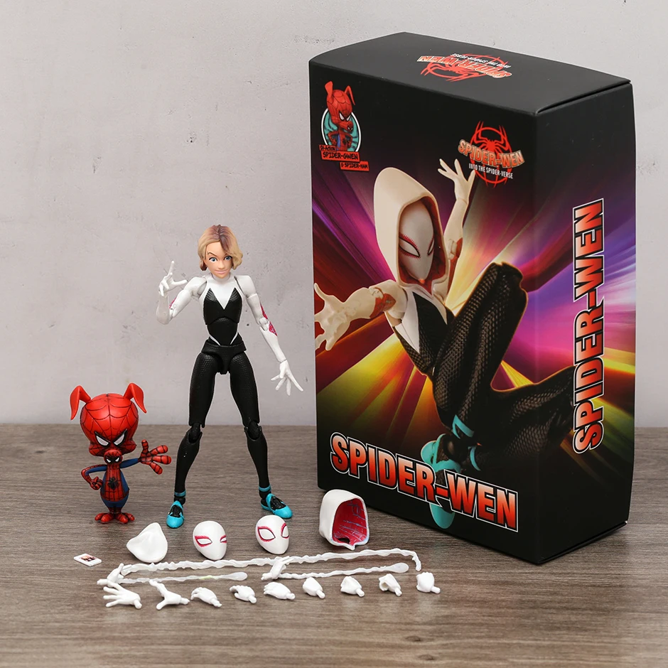 

Фигурка SV-Action Spider-Gwen & Spider-Ham, настольные украшения, коллекционная игрушка, подарок