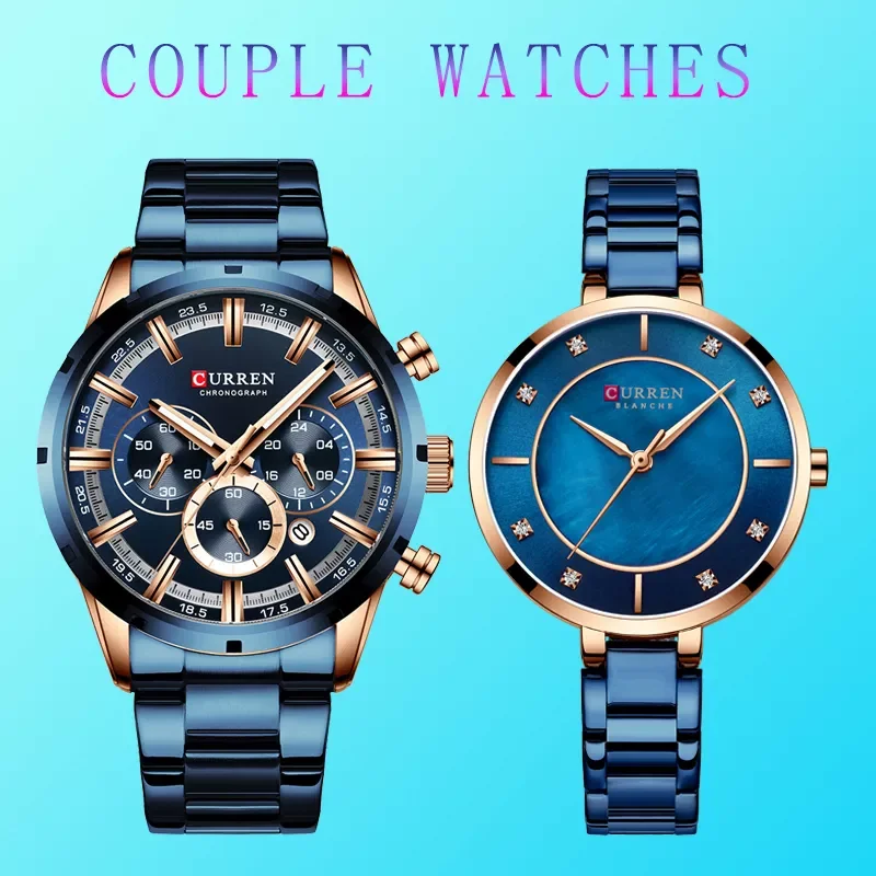 Couple Watch Set Curren Watches For Man And Woman Minimalist Watch Men 2019 Relogio Masculino Business Wristwatch For Lovers
Couple Watch Set Curren Watches For Man And Woman Minimalist Watch Men 2019 Relogio Masculino Business Wristwatch For Lovers