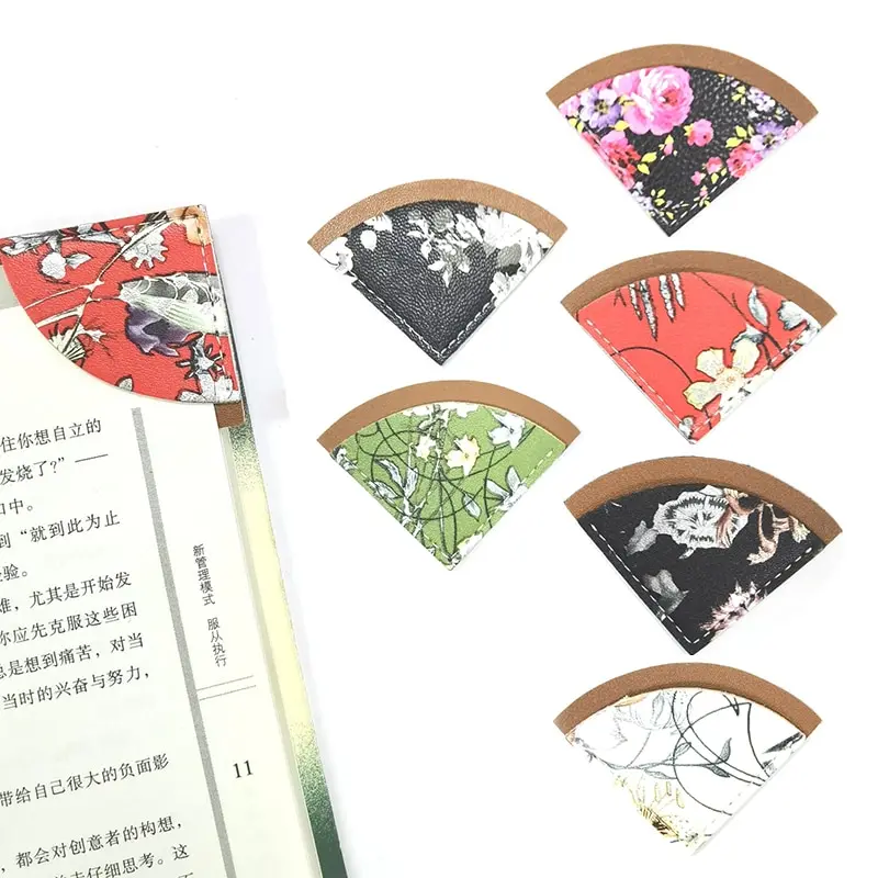 Vintage Leather Fan-Shaped Bookmarks Book Corner Protector Decoraction Office School Reading Supplies Notebook Accessory
Vintage Leather Fan-Shaped Bookmarks Book Corner Protector Decoraction Office School Reading Supplies Notebook Accessory