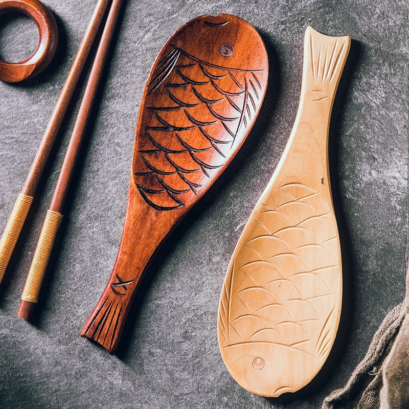 Creative fish-shaped wooden rice spoon wooden rice wooden spoon wooden rice scoop environmentally friendly rice shovel household
Creative fish-shaped wooden rice spoon wooden rice wooden spoon wooden rice scoop environmentally friendly rice shovel household