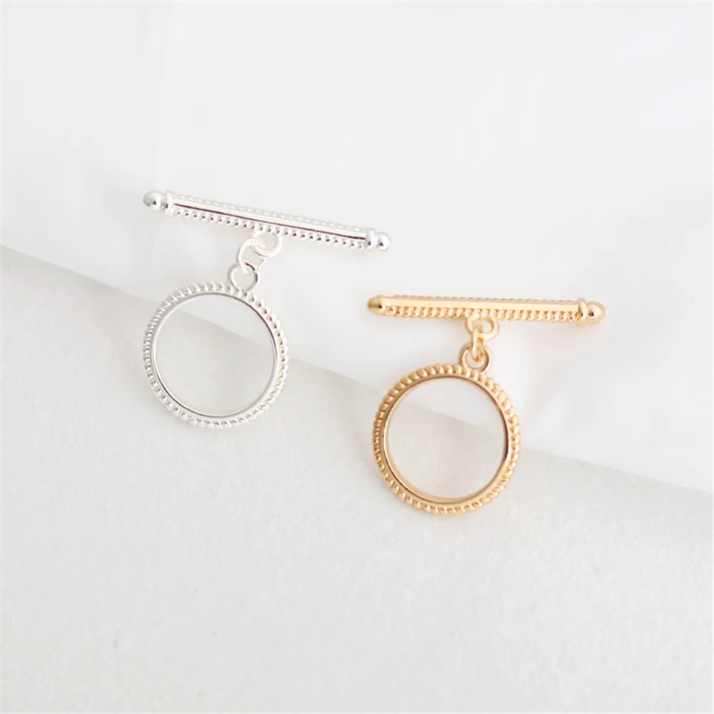 14k gold clad twist IQ buckle item bracelet buckle OT buckle threaded round connection mouth diy jewelry accessories buckle head
14k gold clad twist IQ buckle item bracelet buckle OT buckle threaded round connection mouth diy jewelry accessories buckle head