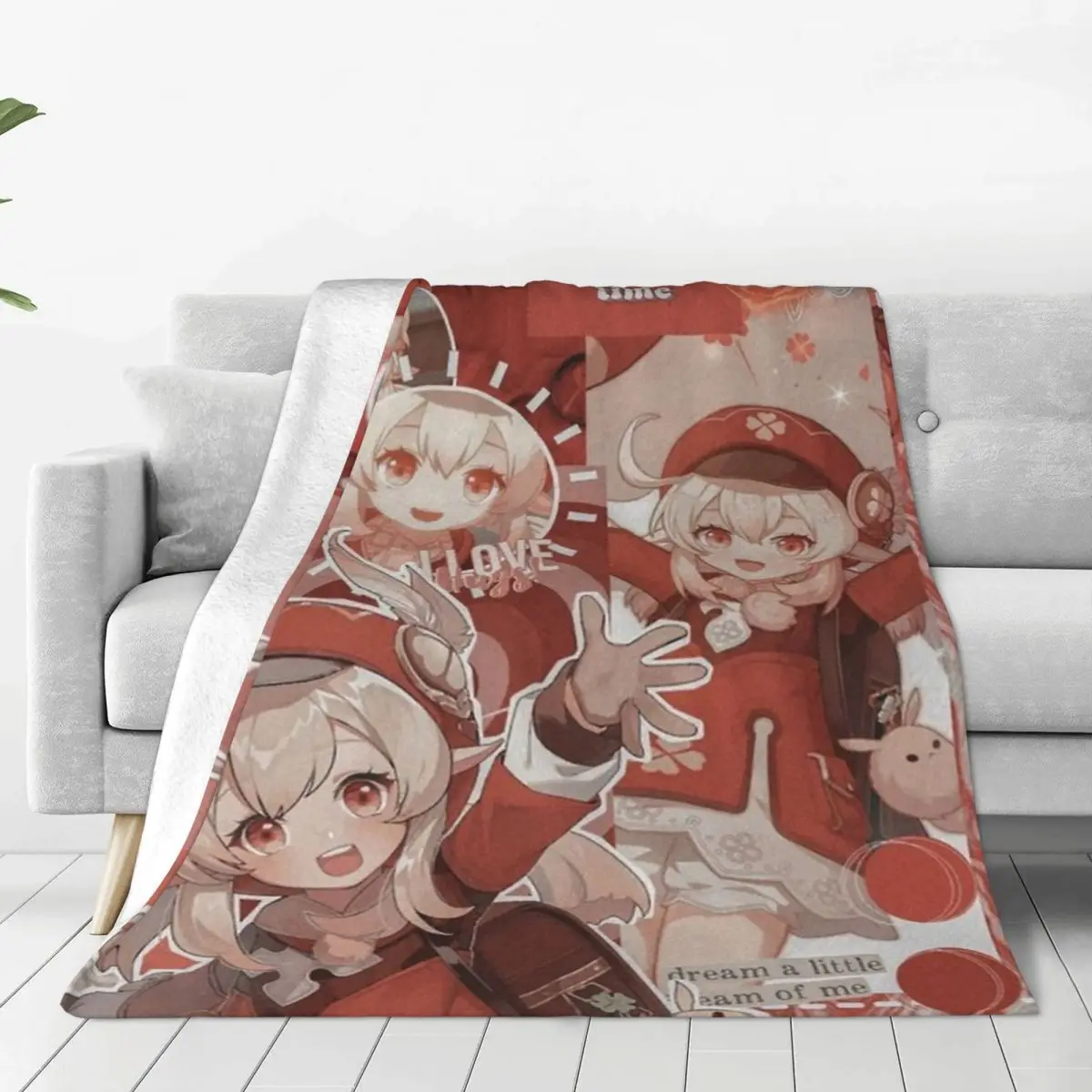 Klee Genshin Impact Blanket Fleece Spring Autumn Video Game Multi-function Super Warm Throw Blanket for Bedding Office Bedspread 
Klee Genshin Impact Blanket Fleece Spring Autumn Video Game Multi-function Super Warm Throw Blanket for Bedding Office Bedspread