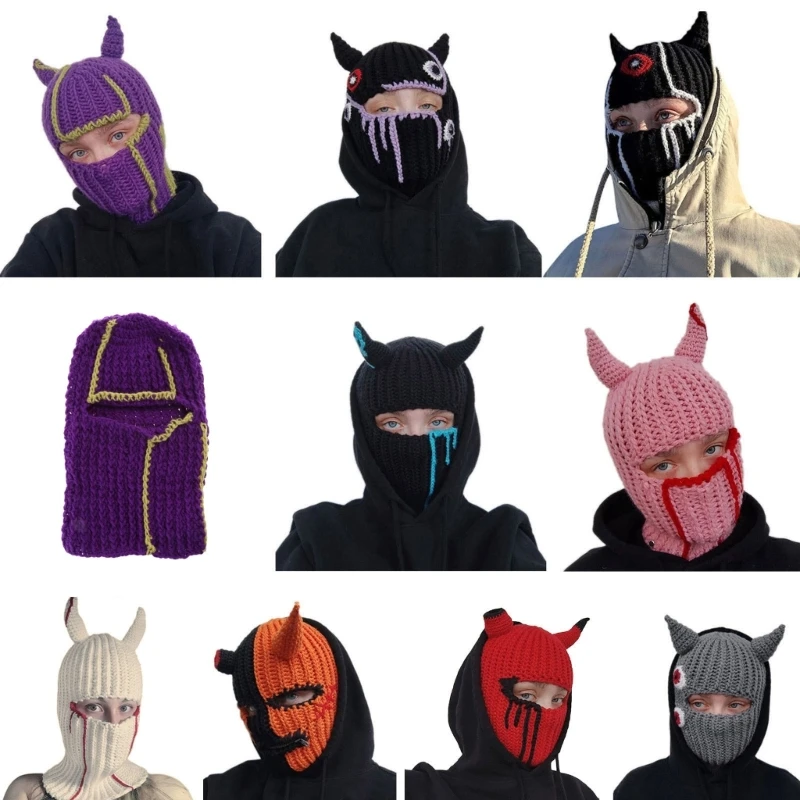 Halloween Balaclava Devil Horn Balaclava Little Devil Hat Funny Hooded Beanie
Halloween Balaclava Devil Horn Balaclava Little Devil Hat Funny Hooded Beanie