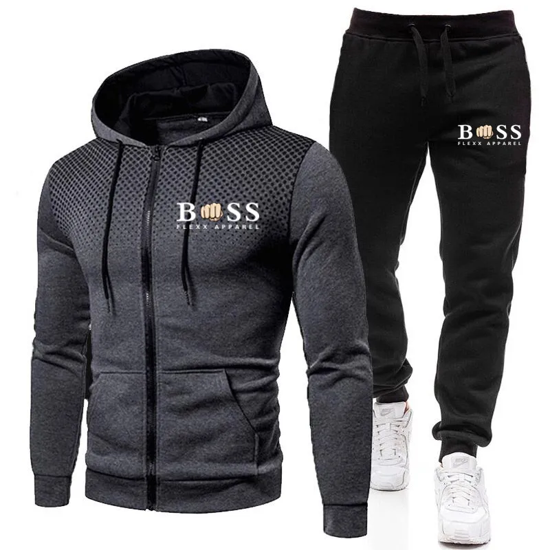 2022 Classic Design Brand Sportswear Men's Suit Long Sleeve Zipper Pullover + Jogging Pants 2 Piece Set Fitness Running Sports M
2022 Classic Design Brand Sportswear Men's Suit Long Sleeve Zipper Pullover + Jogging Pants 2 Piece Set Fitness Running Sports M