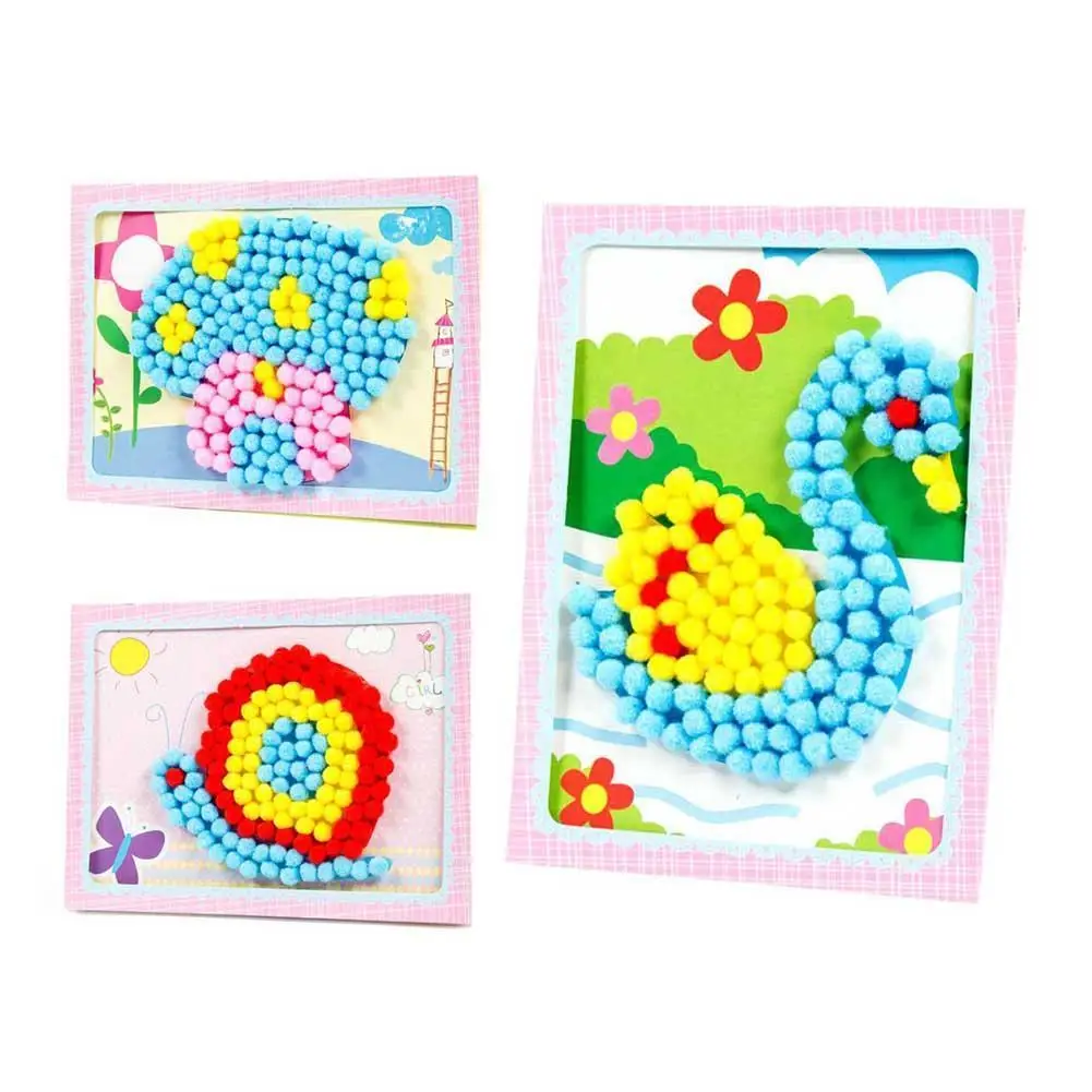 1Set DIY Creative Pompoms Ball Or Paper Ball Stickers Cartoon Drawing Toys For Children Early Learning Games Handmade Art
1Set DIY Creative Pompoms Ball Or Paper Ball Stickers Cartoon Drawing Toys For Children Early Learning Games Handmade Art